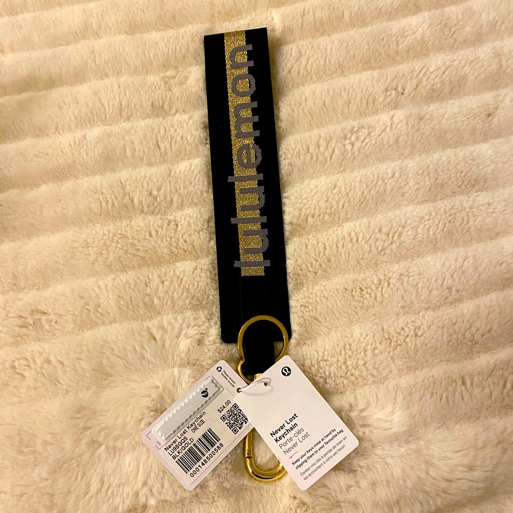 Lululemon Never lost key chain. Color sold out online.